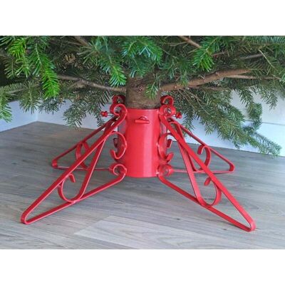 GARDEN PRIDE Christmas Tree Stand - Premium (4 legs) - Red - 4" GARDEN PRIDE Christmas Tree Stand - Premium (4 legs) - Red - 4"