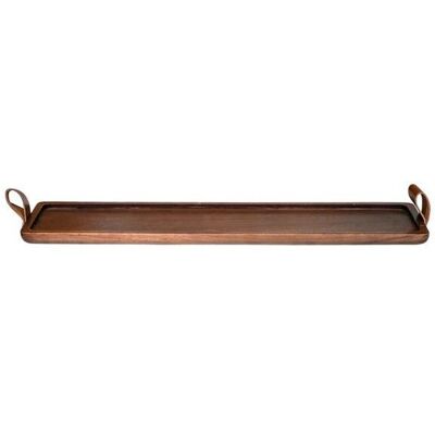 Harvey Candle Tray - Acacia Wood - L12 x W50 x H1.75 cm - Walnut Harvey Candle Tray - Acacia Wood - L12 x W50 x H1.75 cm - Walnut