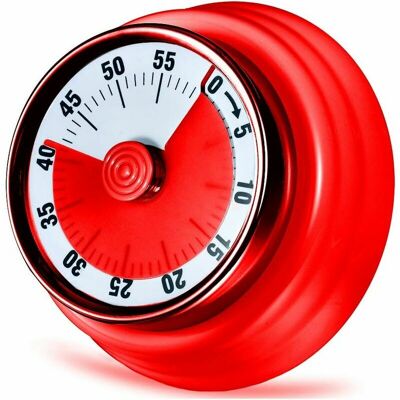 Hoopzi - Kitchen Timer, 60 minutes Mechanical Magnetic No Batteries Required Countdown Timer Kitchen Clock with 72DB Alarm Tone Hoopzi - Kitchen Timer, 60 minutes Mechanical Magnetic No Batteries Required Countdown Timer Kitchen Clock with 72DB Alarm Tone
