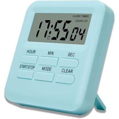 Serbia - Minuterie Numérique avec Fonction d'Horloge/Réveil, Minuterie de Cuisine Digitale Dos Magnétique, Kitchen Timer Chronomètre Compte à Rebours Serbia - Minuterie Numérique avec Fonction d'Horloge/Réveil, Minuterie de Cuisine Digitale Dos Magnétique, Kitchen Timer Chronomètre Compte à Rebours