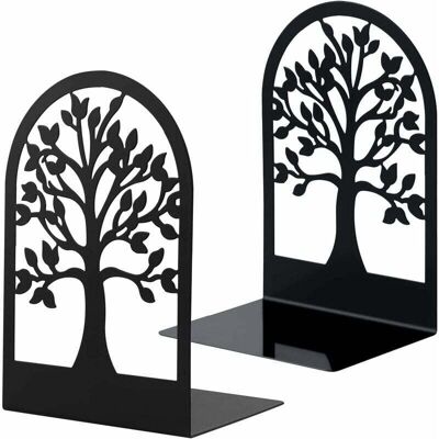 Groofoo - Serre-Livre en Métal pour Livres, Anti-Rayures Porte-Livres pour Bureau, Ecole et Maison, Séparateurs de Livres, cd, Porte-Dossier pour Groofoo - Serre-Livre en Métal pour Livres, Anti-Rayures Porte-Livres pour Bureau, Ecole et Maison, Séparateurs de Livres, cd, Porte-Dossier pour