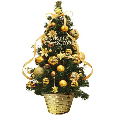 BEIJIYI Small Artificial Christmas Tree, 55cm Tabletop Artificial Christmas Tree with DIY Accessories, Decorations, Christmas Party Gift, Christmas BEIJIYI Small Artificial Christmas Tree, 55cm Tabletop Artificial Christmas Tree with DIY Accessories, Decorations, Christmas Party Gift, Christmas
