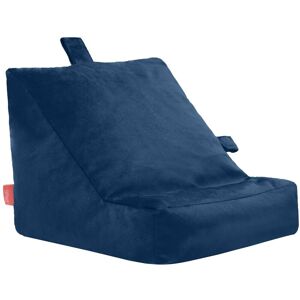 Bean Bag Tablet Holder - Indoor Lap Stand Mobile - Durable Pillow Stand - iPad Bean Bag Holder - All Devices Reader Pillow - Navy Velour - Bpad