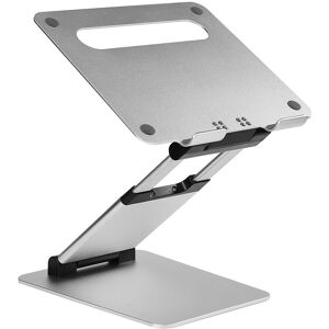 WARMIEHOMY Grey Aluminum Ergonomic Portable Laptop Riser