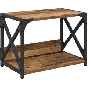 Printer Stand Old Wood 44 x 26 x 31.5 cm Engineered Wood vidaXL Printer Stand Old Wood 44 x 26 x 31.5 cm Engineered Wood vidaXL