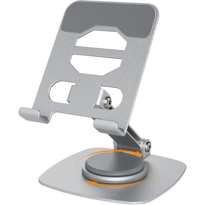 OEM Gray, Stable Base Car Phone Holder, Height Adjustable Tablet Stand, 360° Free Rotation Desk Phone Holder, Universal For All Phones And Tablets OEM Gray, Stable Base Car Phone Holder, Height Adjustable Tablet Stand, 360° Free Rotation Desk Phone Holder, Universal For All Phones And Tablets