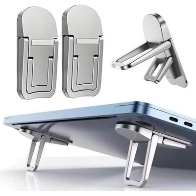 OEM Mini Laptop Stand, Foldable And Lightweight, Ergonomic, With Ventilated Cooling, Suitable For Laptops And Keyboards From 10 To 17.3", Silver OEM Mini Laptop Stand, Foldable And Lightweight, Ergonomic, With Ventilated Cooling, Suitable For Laptops And Keyboards From 10 To 17.3", Silver