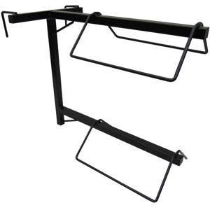 Securefix Direct - Double Hanging Saddle Rack (Horse Portable 2 Tier Stand Tack Holder Equestrian Stalls Metal Black) Securefix Direct - Double Hanging Saddle Rack (Horse Portable 2 Tier Stand Tack Holder Equestrian Stalls Metal Black)