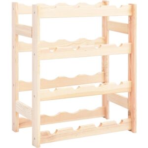 SWEIKO Wine Rack for 16 Bottles fsc Pinewood VDTD25966