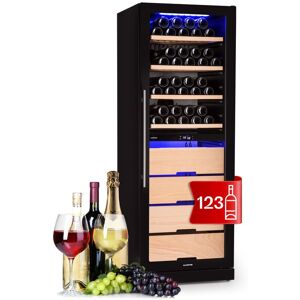 Klarstein Free-standing Wine Cooler Drinks Fridge, Dual Zone Wine Fridges Drinks Cooler, Indoor/Outdoor Small Beer Fridge w/ Glass Door, UV Klarstein Free-standing Wine Cooler Drinks Fridge, Dual Zone Wine Fridges Drinks Cooler, Indoor/Outdoor Small Beer Fridge w/ Glass Door, UV