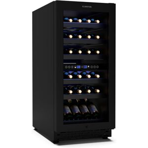 Klarstein - Vinovilla 30 Duo wine refrigerator 2 zones - 32 bottles, 5-18°C, led touch, quiet 39 dB, matt black, built-in, illuminated wine cooler Klarstein - Vinovilla 30 Duo wine refrigerator 2 zones - 32 bottles, 5-18°C, led touch, quiet 39 dB, matt black, built-in, illuminated wine cooler