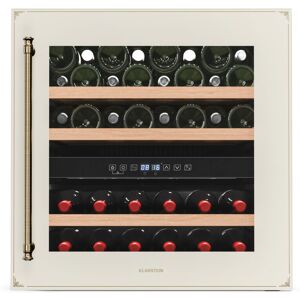 Klarstein Vinsider Victoria 36 Wine Fridge - 36 Bottle Capacity, Dual Zone, 5-22°C, Touch Control, LED Lighting, UV Protection, Built-In Wine Cooler, Klarstein Vinsider Victoria 36 Wine Fridge - 36 Bottle Capacity, Dual Zone, 5-22°C, Touch Control, LED Lighting, UV Protection, Built-In Wine Cooler,