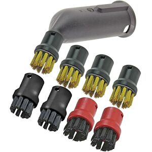 Spares2go - Steamer Detail Attachment Nylon + Wire Nozzle Brushes for Karcher Steam Cleaners