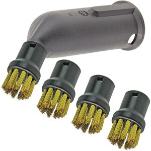 Spares2go - Steamer Detail Attachment + Wire Nozzle Brushes for Karcher Steam Cleaners