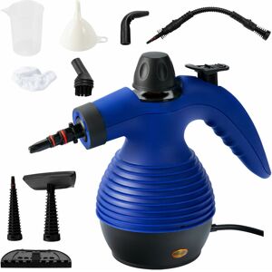 Costway - Multipurpose Steam Cleaner Handheld Steamer w/ 9-piece Accessories for Home Car