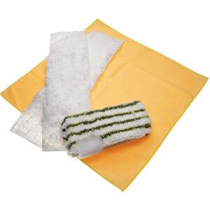 4-Part Microfibre Cloth Set compatible with Kärcher sc 1702 b Profi, sc 1 EasyFix, sc 1 EasyFix Premium Steam Cleaner - Vhbw