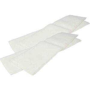 Vhbw - 4x Cleaning Pad compatible with Kärcher sc 1 Floor Kit Hot Spray Steamer, Steam Mop - soft flat mop pad 40.5 x 11.15 x 0.3cm
