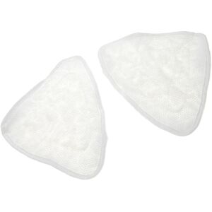 Vhbw - 4x Cleaning Pad Replacement for Vileda 146576 for Hot Spray Steamer, Steam Mop - Microfibre White