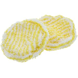 vhbw 2x Cleaning Pad compatible with Kärcher SI 4 Premium Iron Kit Hot Spray Steamer, Steam Mop - white / yellow vhbw 2x Cleaning Pad compatible with Kärcher SI 4 Premium Iron Kit Hot Spray Steamer, Steam Mop - white / yellow