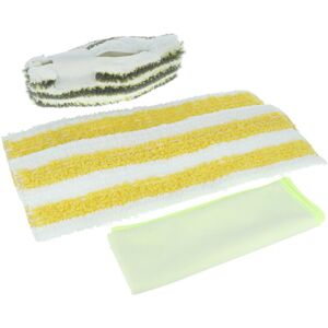 vhbw 4x Cleaning Pad compatible with Kärcher SC 5 Deluxe Signature Line, EasyFix Iron Hot Spray Steamer, Steam Mop - grey / white vhbw 4x Cleaning Pad compatible with Kärcher SC 5 Deluxe Signature Line, EasyFix Iron Hot Spray Steamer, Steam Mop - grey / white