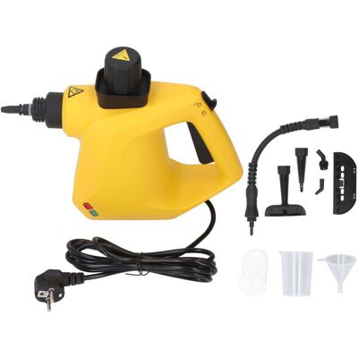 OEM 1000w Portable Multipurpose High Temperature Pressure Handheld Steam Cleaner For Home Furniture, Clothes, Sofa, Car, Yellow, Eu Plug 220-240v OEM 1000w Portable Multipurpose High Temperature Pressure Handheld Steam Cleaner For Home Furniture, Clothes, Sofa, Car, Yellow, Eu Plug 220-240v