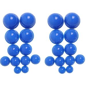TLILY 12PCS Blue Health Care Vacuum Cupping Cups Silicone Suction Cup Massage X2 I387909A2 TLILY 12PCS Blue Health Care Vacuum Cupping Cups Silicone Suction Cup Massage X2 I387909A2