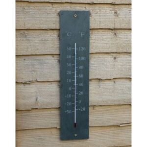 SMART GARDEN Garden 45cm Slate Thermometer Outdoor Temperature Centigrade Fahrenheit THSL04 SMART GARDEN Garden 45cm Slate Thermometer Outdoor Temperature Centigrade Fahrenheit THSL04