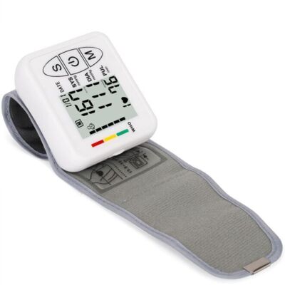 Talking wrist blood pressure monitor, heart rate monitor, digital LCD screen data transfer, blood pressure measurement, heart rate, pulse detection, Talking wrist blood pressure monitor, heart rate monitor, digital LCD screen data transfer, blood pressure measurement, heart rate, pulse detection,
