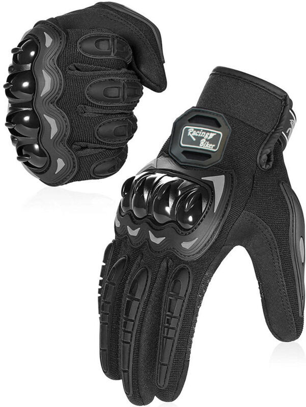 Gotrays - Motorcycle Gloves, Full Finger Touch Screen Gloves for Motorcycle Racing, atv, Climbing, Hunting, Motocross and Other Outdoor Sports(XL)
