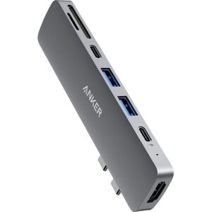 Anker - 547 usb-c Hub (7-in-2, for MacBook) Gray