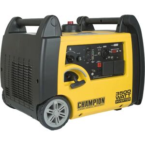 Champion - 3500 Watt Portable Inverter Petrol Generator – Ultra Quiet, True Sine wave, 6L Tank, Economy mode, 192cc Engine with 8 Hour Runtime