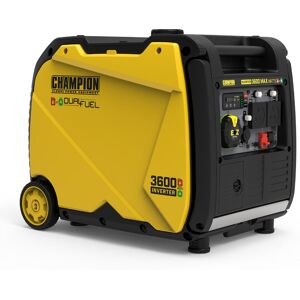 Champion Power Equipment 500988 3600 Watt Portable Dual Fuel Inverter Generator – 212cc Engine, Electric Start, 8.5L Fuel Tank, True Sine Wave, Ultra-Quiet,