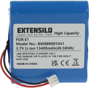 Extensilo - Battery compatible with Pure Evoke Mio Union Jack, One Flow, Sensia, VL-60924, Verona Digital Radio (13400mAh, 3.7 v, Li-ion)