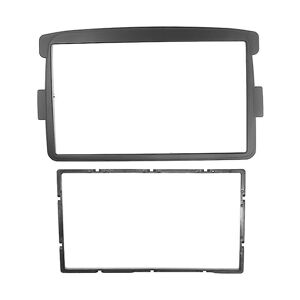 WOOSIEN 2din Car Fascia For Duster Stereo Fascia Panel Dash Mount Installation Car Dvd Frame Kit In-dash