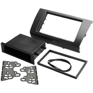 Tlily - 1 or 2 Din Car Stereo Radio Fascia Plate Frame dvd Panel Audio Dash Mount Kit Adapter For Suzuki Swift 2005-2010