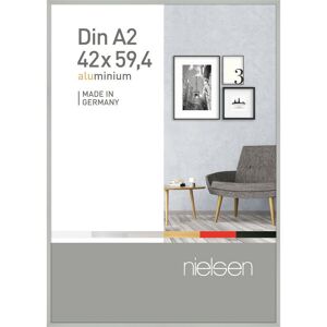 Nielsen - Pixel A2 42 x 59.4 cm Poster frame Frosted Silver - 0