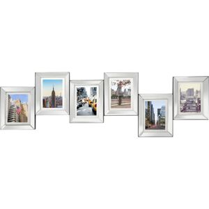 Premier Housewares - 6 Photo Mirrored Multi Frame