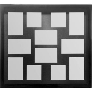 Premier Housewares - Black 12 Photo Multi Photo Frame