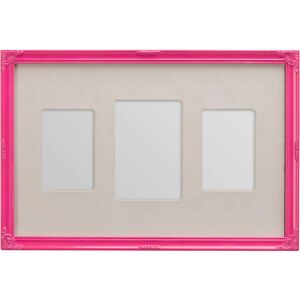 Premier Housewares - Pink 3 Photo Multi Photo Frame