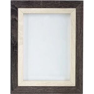 Premier Housewares - Two-Toned Photo Frame / Frames Bevelled Design Picture Frames For Wall Contemporary Rectangular Photo Frames For Bedroom /