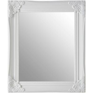 Premier Housewares - White Wash Photo Frame / Frames Wooden Picture Frames For Wall Contemporary Rectangular Photo Frames For Bedroom / Living Room /
