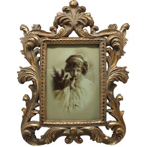 Biscottini - Set of 2 vintage photo frames 29x29 cm Table photo frame antique finish Table photo frames Vintage frame