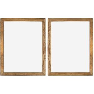 Photo Frames 2 pcs 90x70 cm Solid Reclaimed Wood and Glass - Royalton