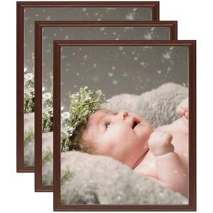 Royalton - Photo Frames Collage 3 pcs for Wall or Table Dark Red 21x29.7 cm