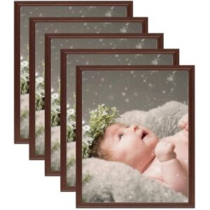 Royalton - Photo Frames Collage 5 pcs for Wall or Table Dark Red 21x29.7 cm