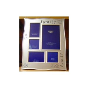 Shatchi - Family' 5 Picture Multi Silver Photo Frame Gift