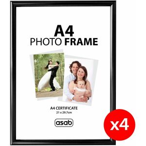 4X Asab A4 Photo Frame black
