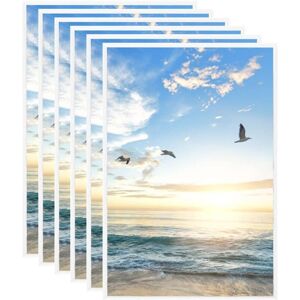 Photo Frames Collage 5pcs for Table White 21x29.7cm MDF vidaXL