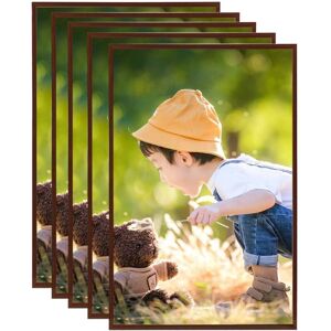 Photo Frames Collage 5 pcs for Wall/Table Bronze 59.4x84 cm mdf Vidaxl