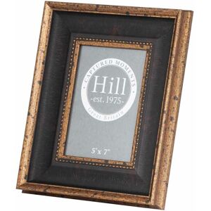 Hill Interiors - Antique Beaded 5X7 Photo Frame - Wood - L3 x W23 x H28 cm - Black/Gold Hill Interiors - Antique Beaded 5X7 Photo Frame - Wood - L3 x W23 x H28 cm - Black/Gold